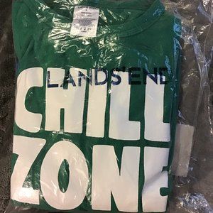 New Lands End Fleece Pajama Set boys size 8